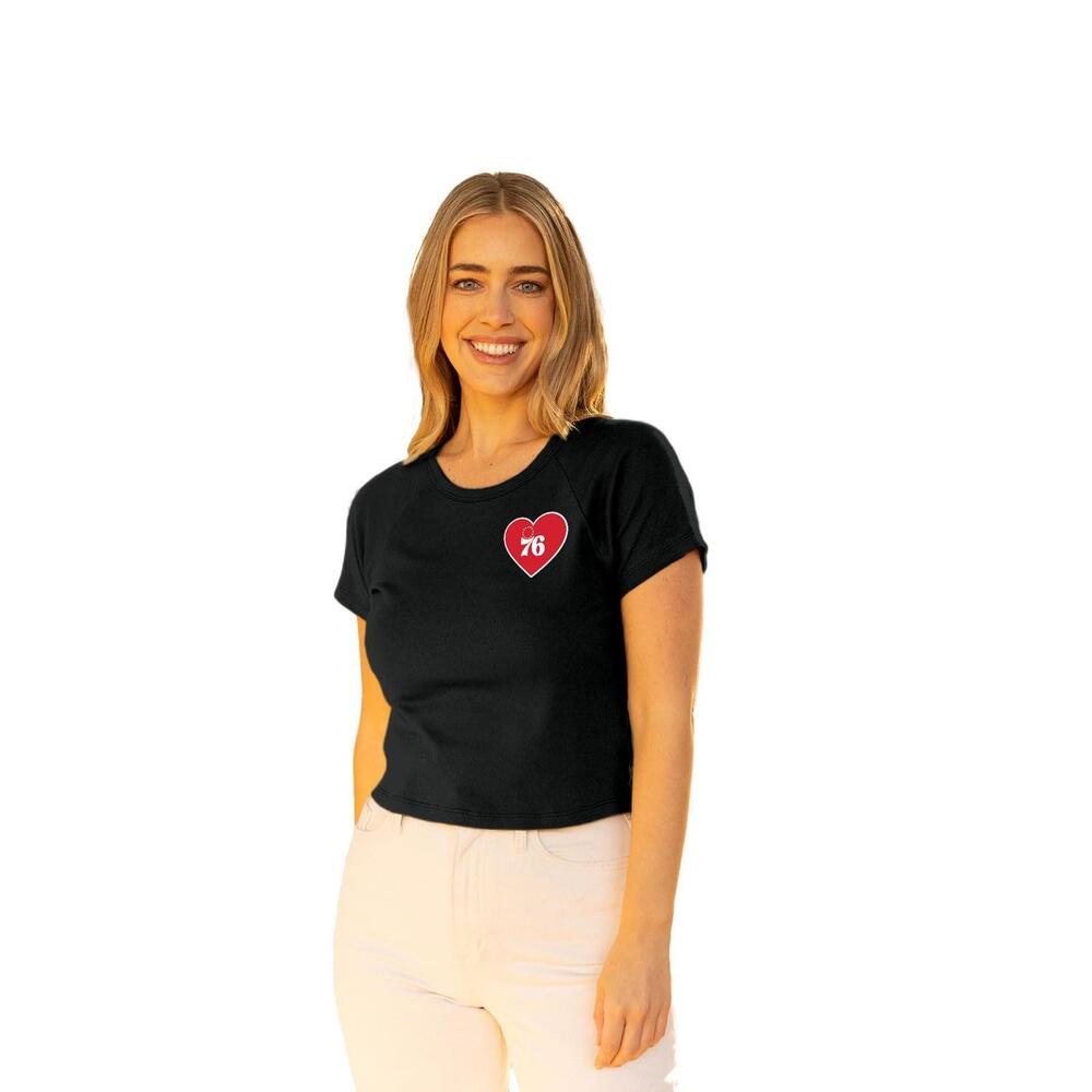 Blue 84 s Nba  Baby Rib T-Shirt Heart